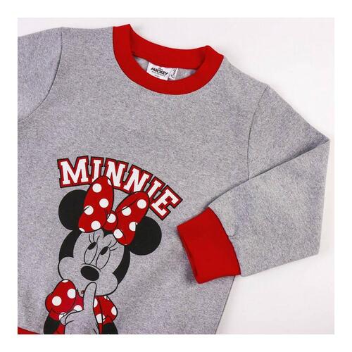 Træningsdragt til børn Minnie Mouse Grå 4 år