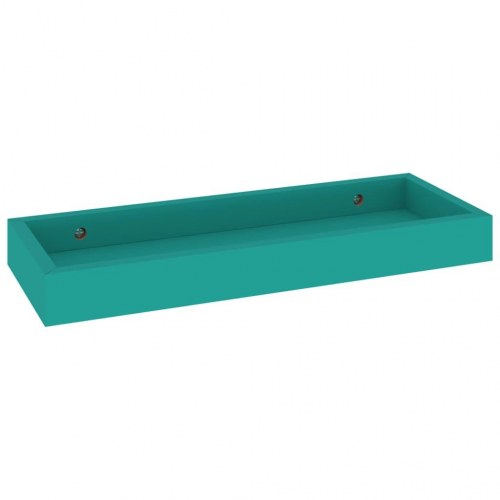 Svævehylder 2 stk. 40x15x4 cm MDF blå