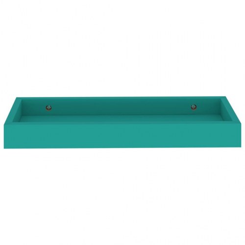 Svævehylder 2 stk. 40x15x4 cm MDF blå