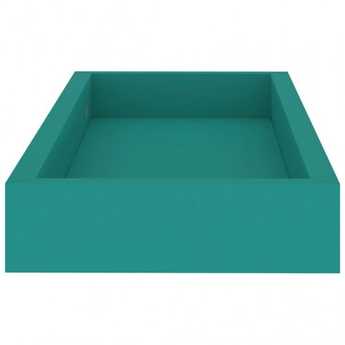 Svævehylder 2 stk. 40x15x4 cm MDF blå