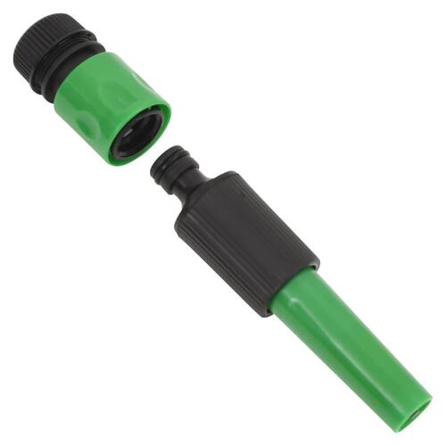Haveslange med tilbehørssæt 0,5" 50 m PVC grøn