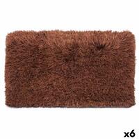 Tæppe Brun Bomuld Polyester 50 x 2 x 80 cm (6 enheder)