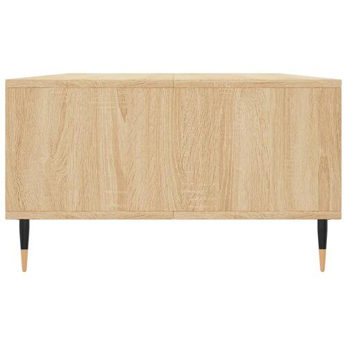 Sofabord 104x60x35 cm konstrueret træ sonoma-eg