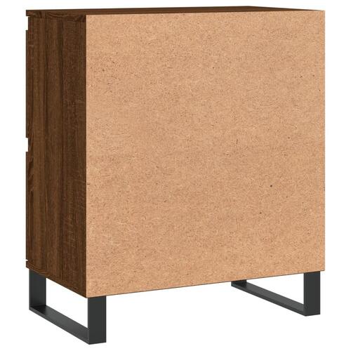 Skænk 60x35x70 cm konstrueret træ brun egetræsfarve