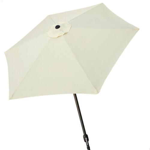 Parasol Aktive 270 x 240 x 270 cm Ø 270 cm Aluminium Flødefarvet