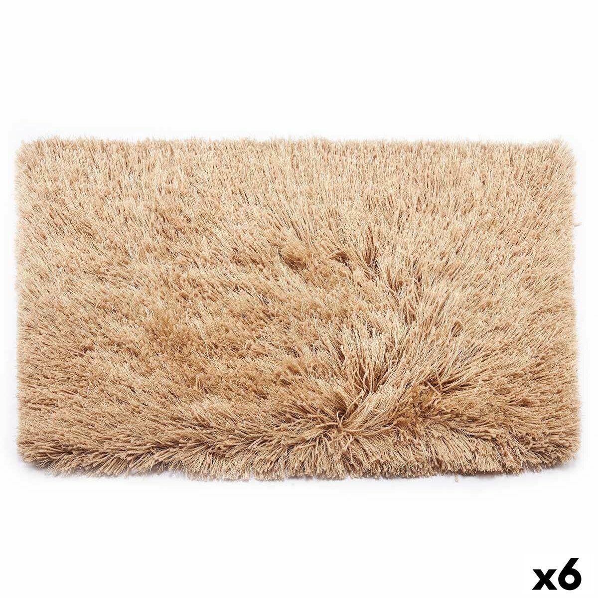 Tæppe Beige Bomuld Polyester 50 x 2 x 80 cm (6 enheder)