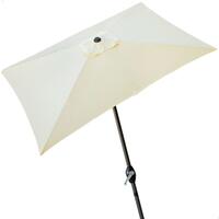 Parasol Aktive 300 x 245 x 200 cm Aluminium Flødefarvet