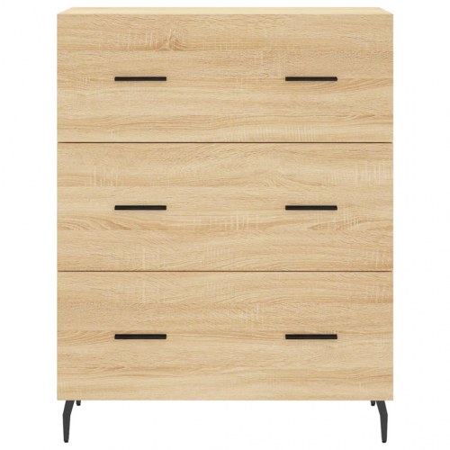 Højskab i konstrueret træ 69,5 x 34 x 180 cm - sonoma-eg