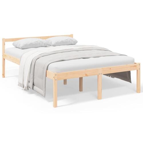 Seniorseng 120x200 cm massivt fyrretræ