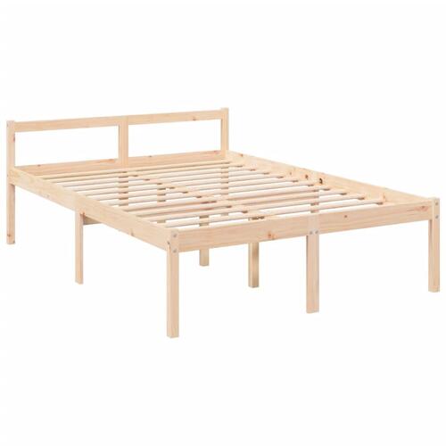 Seniorseng 120x200 cm massivt fyrretræ