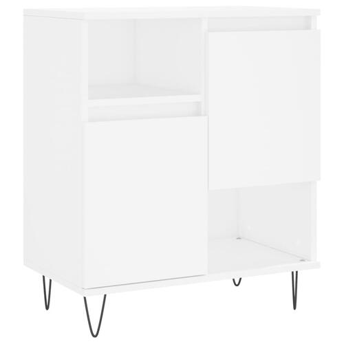 Skænk 60x35x70 cm konstrueret træ hvid