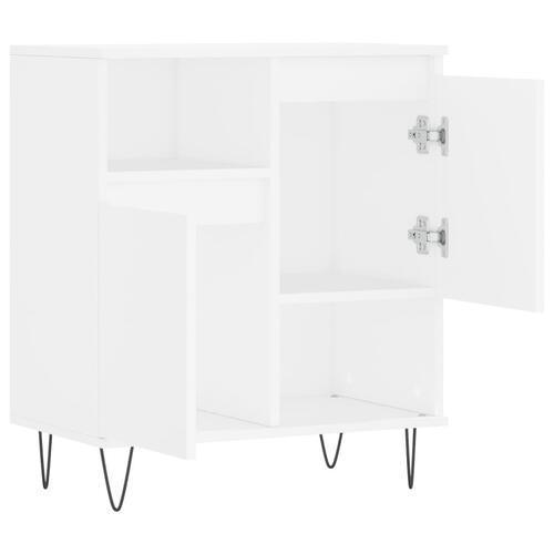 Skænk 60x35x70 cm konstrueret træ hvid
