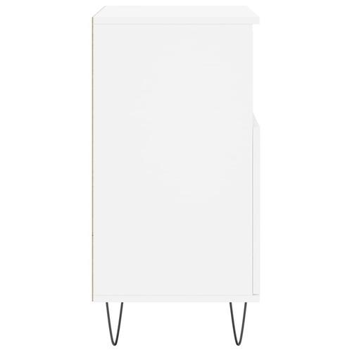 Skænk 60x35x70 cm konstrueret træ hvid