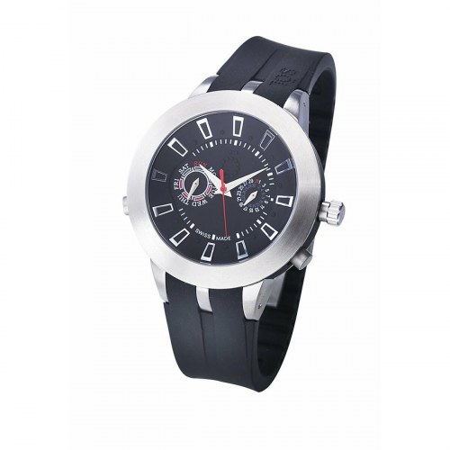 Söl Herreur RE1000000002 - sort/sølv, Ø 45 mm