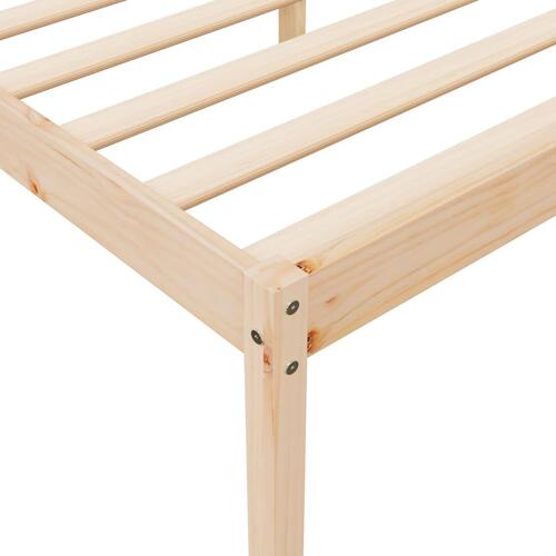 Seniorseng 160x200 cm massivt fyrretræ
