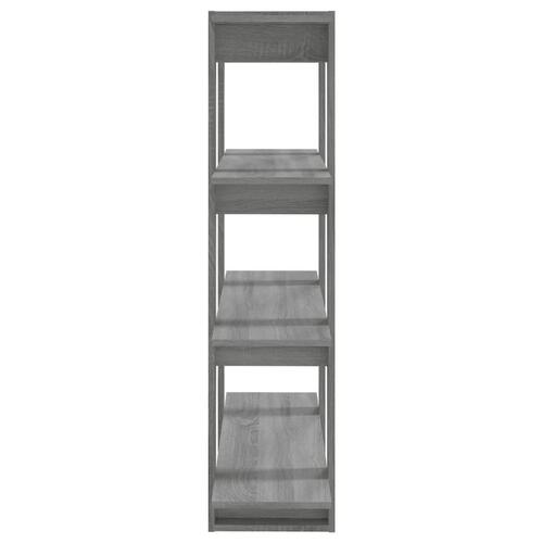 Bogreol/rumdeler 100x30x123,5 cm grå sonoma-eg
