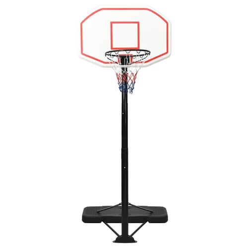 Basketballstativ 258-363 cm polyethylen hvid