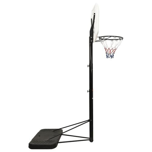 Basketballstativ 258-363 cm polyethylen hvid