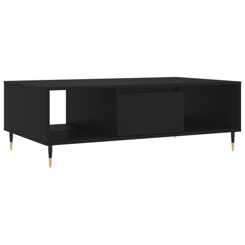 Sofabord 104x60x35 cm konstrueret træ sort