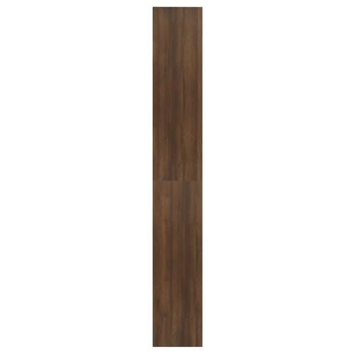 Bogreol/rumdeler 60x30x198 cm brun egetræ