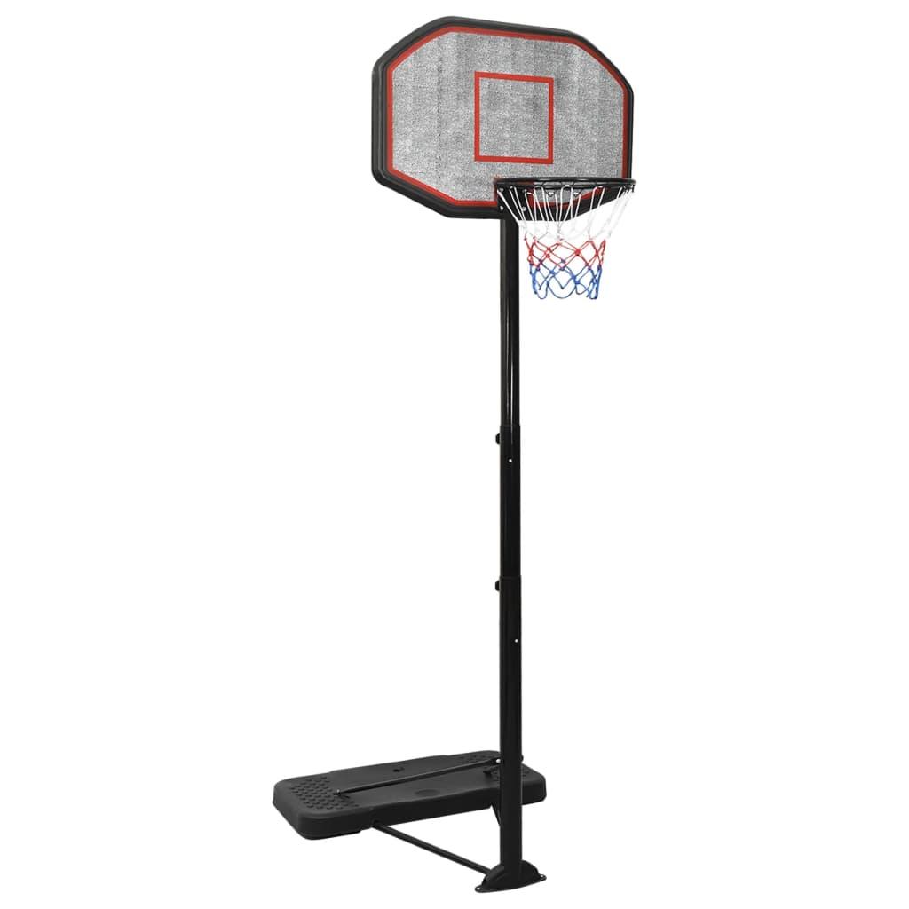 Basketballstativ 258-363 cm polyethylen sort billede