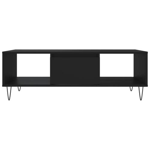 Sofabord 104x60x35 cm konstrueret træ sort