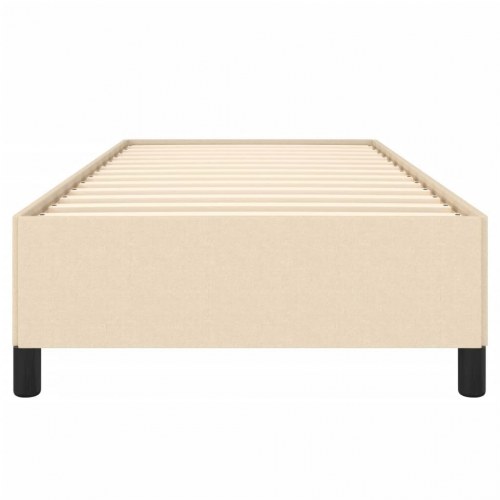 Sengeramme i stof 80×200 cm - cremefarvet uden madras