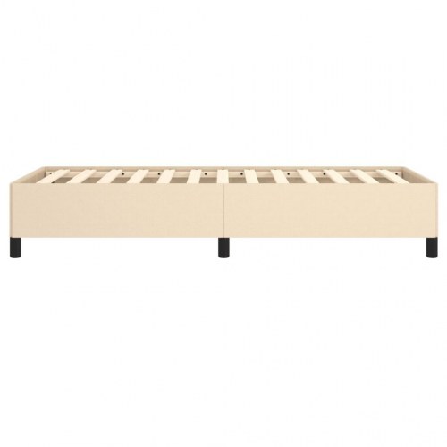 Sengeramme i stof 80×200 cm - cremefarvet uden madras