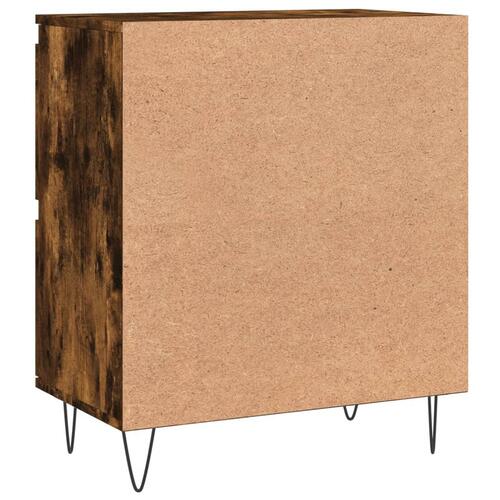 Skænk 60x35x70 cm konstrueret træ røget egetræsfarve