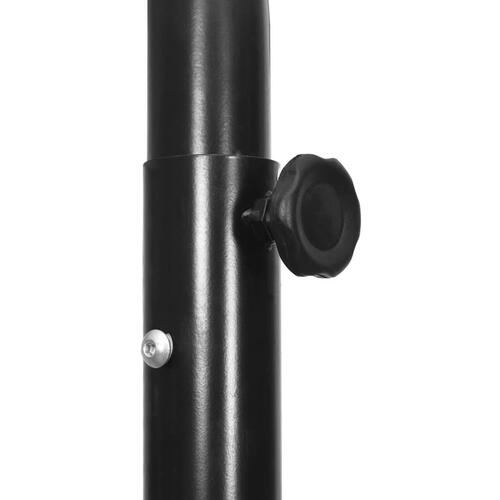 Basketballstativ 237-307 cm polyethylen hvid