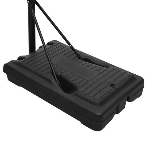 Basketballstativ 237-307 cm polyethylen hvid