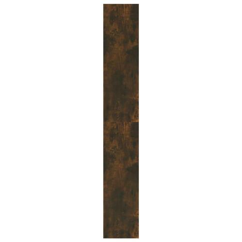 Bogreol/rumdeler 80x30x198 cm konstrueret træ røget egetræ