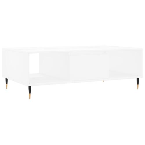 Sofabord 104x60x35 cm konstrueret træ hvid