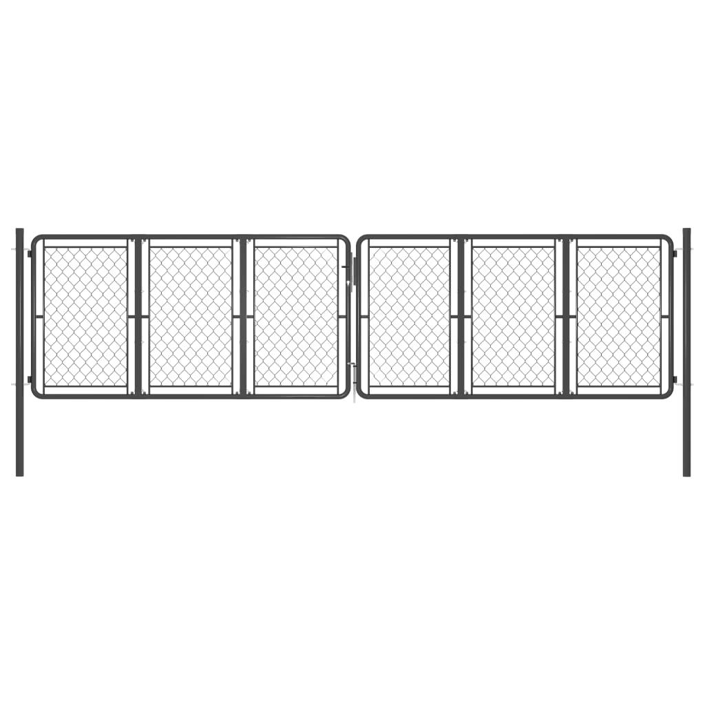 Havelåge 400x125 cm stål antracitgrå