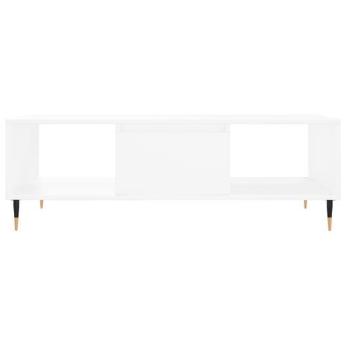 Sofabord 104x60x35 cm konstrueret træ hvid
