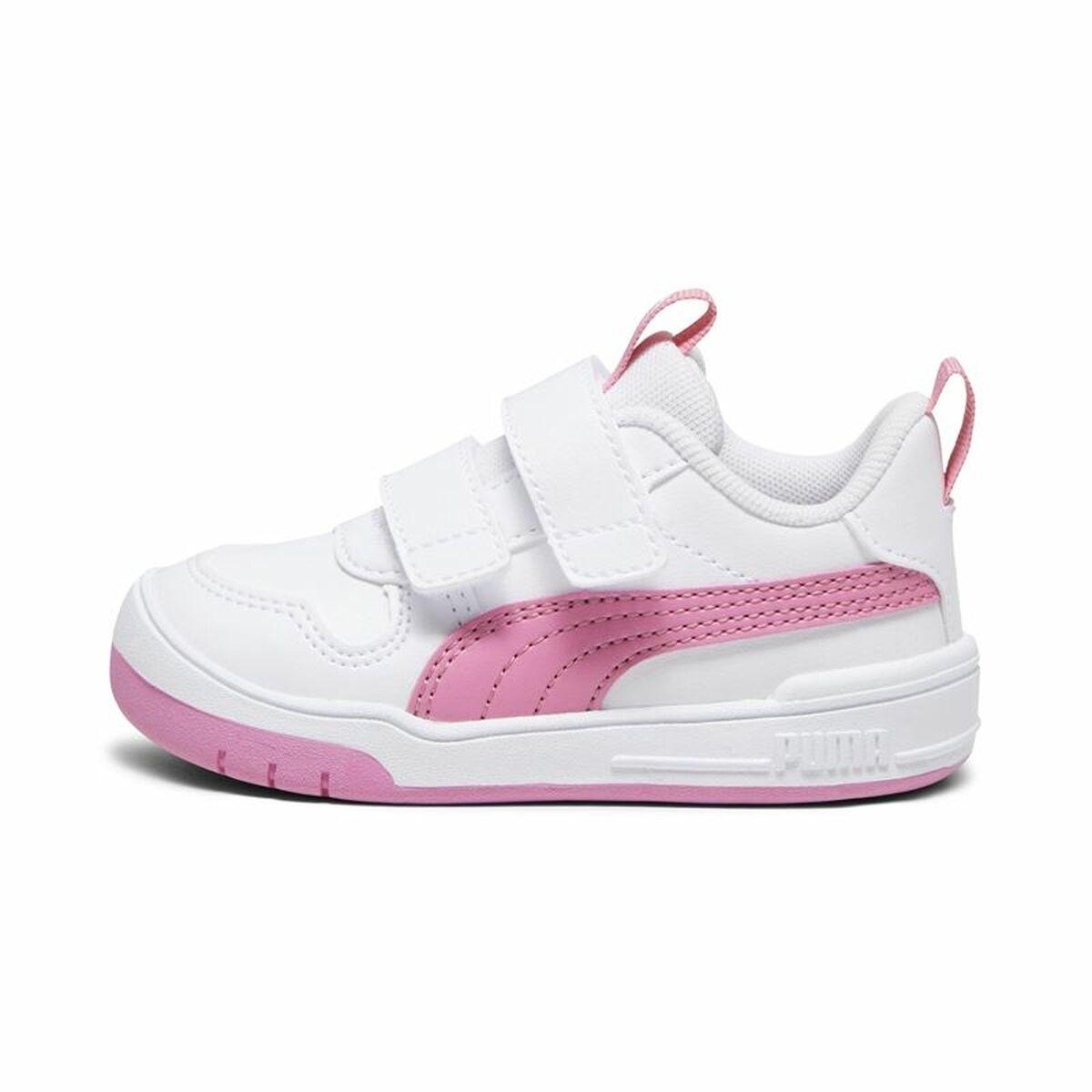 Sportssko til børn Puma Multiflex Sl V Hvid Pink 38