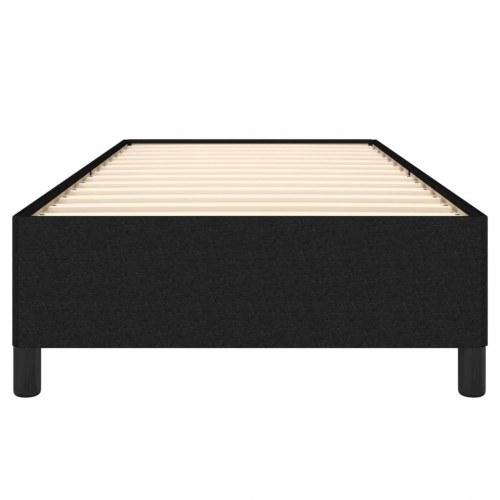 Sengeramme uden madras 90×190 cm - stof, sort
