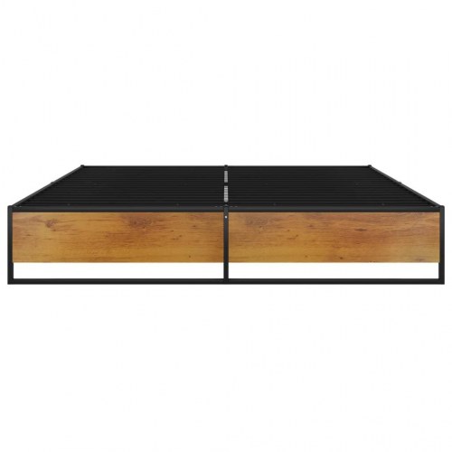 Sengestel 180x200 cm metal sort