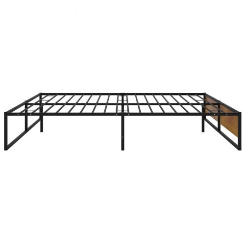 Sengestel 180x200 cm metal sort