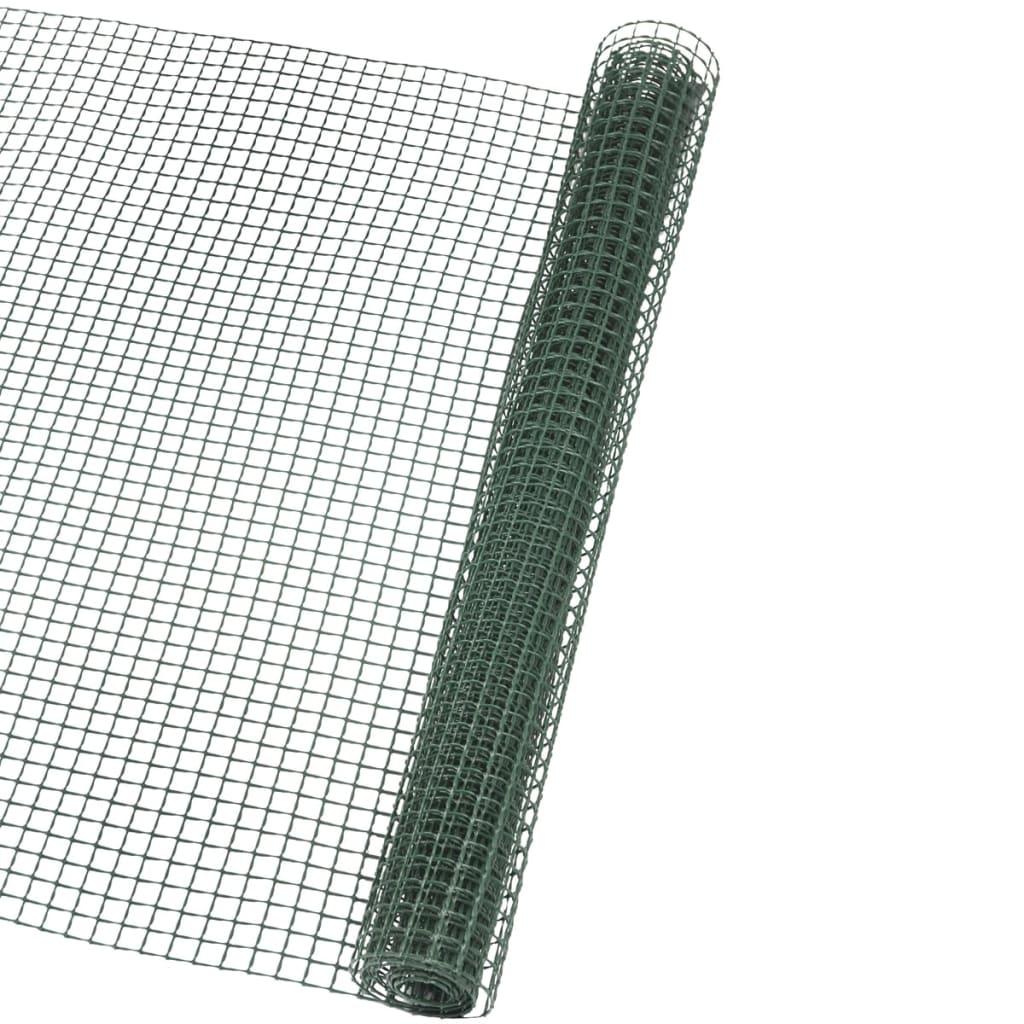 firkantet trådnet til haven 20x20 mm 1x3 m grøn
