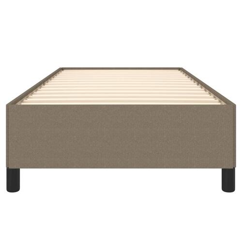 Sengeramme uden madras 90x190 cm stof gråbrun
