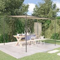 Pavillon 3x3 m 180 g/m² stof og stål beige