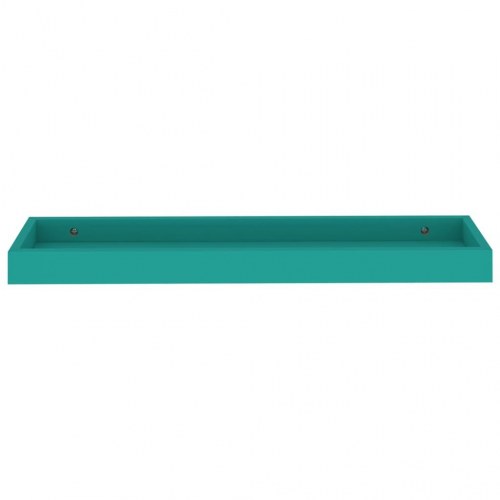 Svævehylder 2 stk. 60x15x4 cm MDF blå