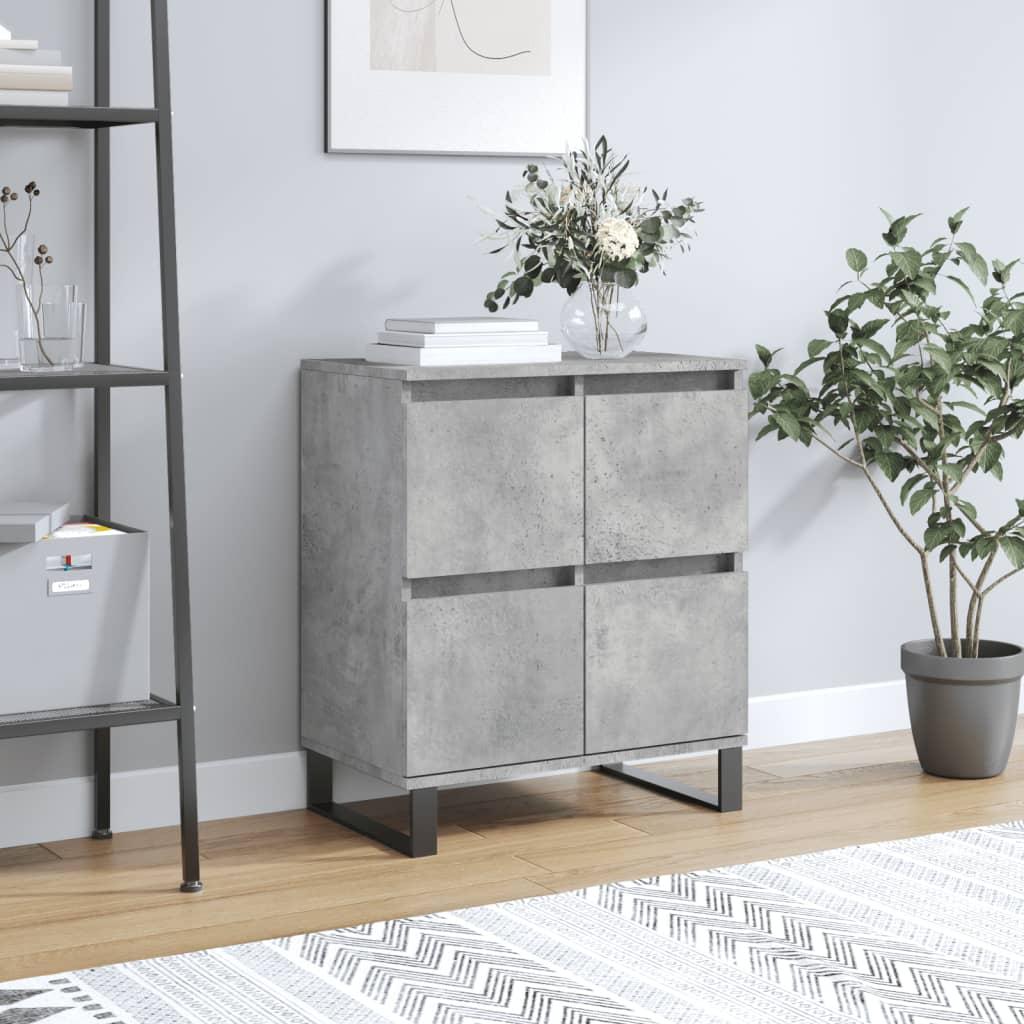 Skænk 60x35x70 cm konstrueret træ betongrå