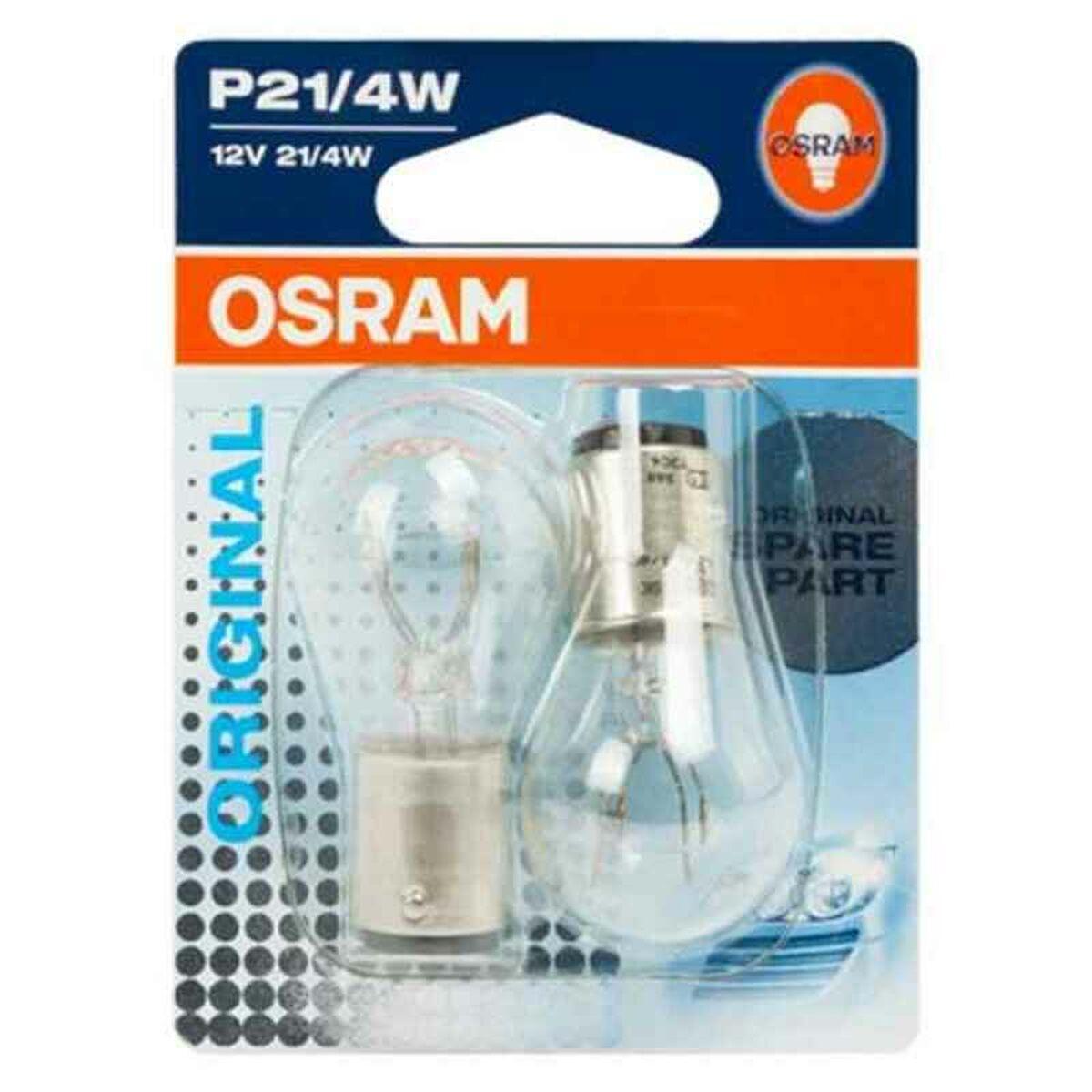 Pære til køretøj OS7225-02B Osram OS7225-02B P21/4W 21/4W 12V (2 Dele)