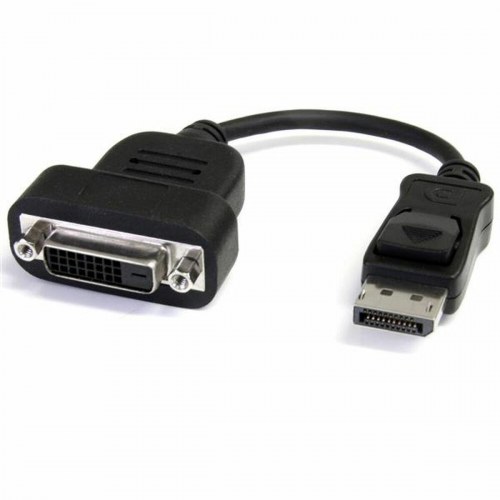 DisplayPort kabeladapter - Startech DisplayPort til DVI, 20 cm, sort