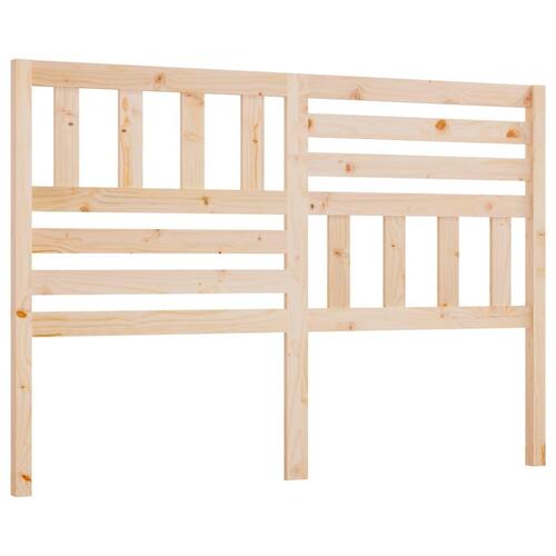 Sengegærde 126x4x100 cm massivt fyrretræ