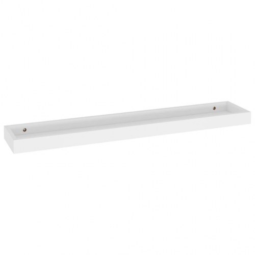 Svævehylder 2 stk. 80x15x4 cm MDF hvid