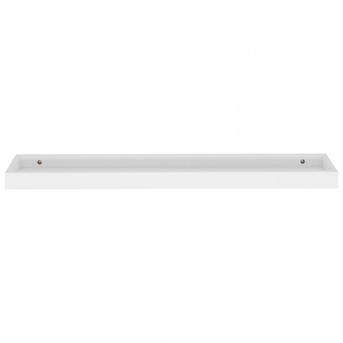 Svævehylder 2 stk. 80x15x4 cm MDF hvid