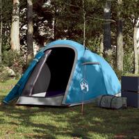 2-personers campingtelt vandafvisende blå